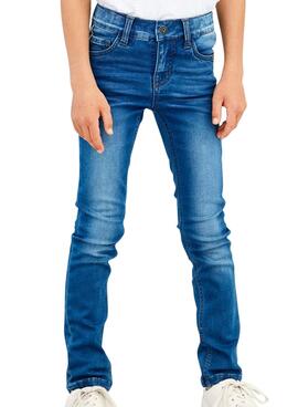 Hose Jeans Name It Theo Blau für Junge
