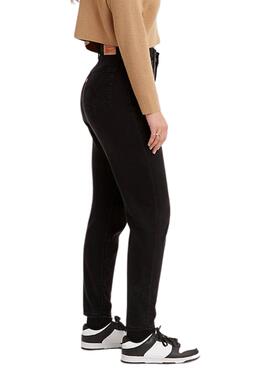 Jeans Levis High Taillenmutter Schwarz Damen