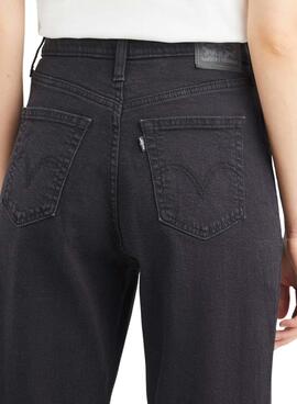 Jeans Levis High Taillenmutter Schwarz Damen