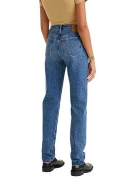 Hose Jeans Levis 501 Blau Medio für Damen