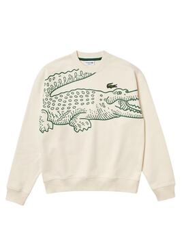 Sweatshirt Lacoste Vintage Beige für Herren