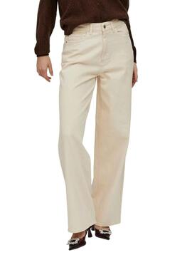 Hose Vila Freya Beige für Damen