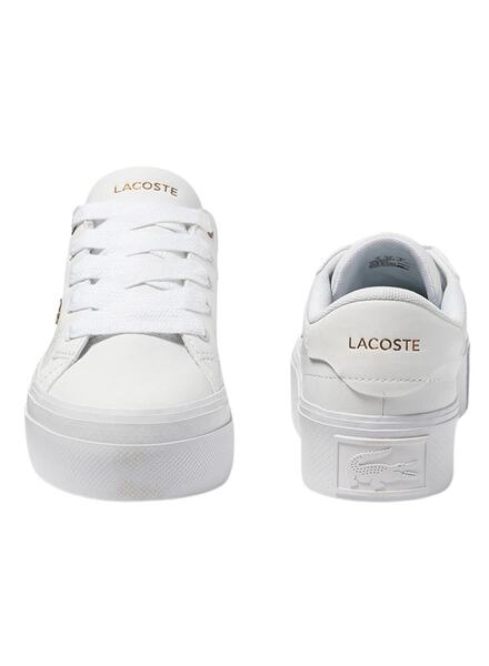 Lacoste sneakers sales womens white