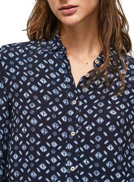 Blusa Pepe Jeans Erin Marineblau für Damen