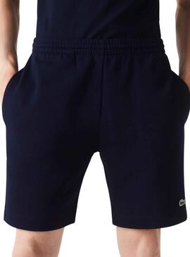 Bermudas Lacoste Jogger Basic Marineblau für Herren