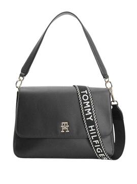 Handtasche Tommy Hilfiger Life Schulter Schwarz