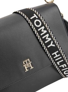 Handtasche Tommy Hilfiger Life Schulter Schwarz