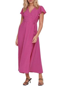 Kleid Only Noami Rosa für Damen