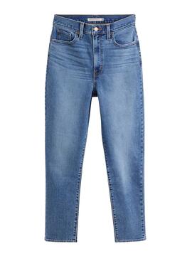 Hose Jeans Levis High Waisted Blau Damen