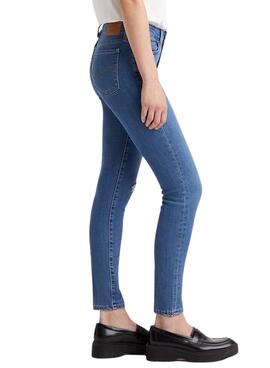 Hose Jeans Levis 711 Skinny Rio Blau Damen