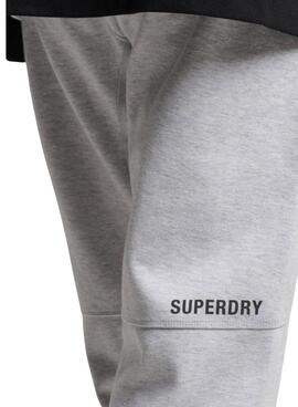 Pantalón Superdry Code Tech Grau für Herren