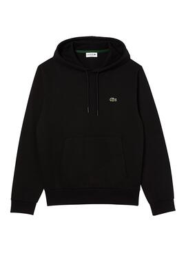 Sweatshirt Lacoste Basic Kapuze Schwarz Herren