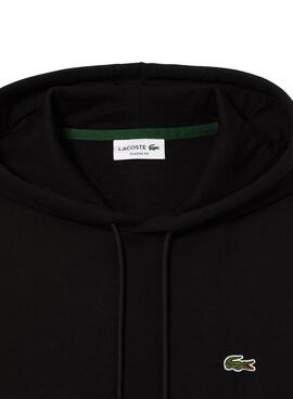 Sweatshirt Lacoste Basic Kapuze Schwarz Herren