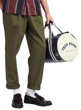Handtasche Fred Perry Classic Barrel Azul
