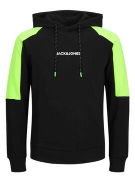 Sweatshirt Jack & Jones Globus Schwarz Herren