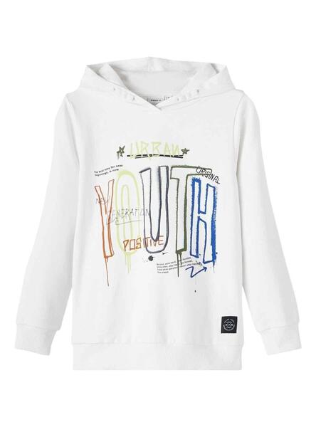 Sweatshirt Name It Damien Weiss für Junge