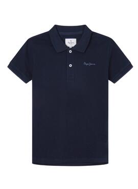 Polo Pepe Jeans Thor Marineblau für Junge