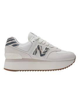 Sneakers New Balance 574+ Weiss für Damen