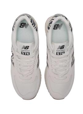 Sneakers New Balance 574+ Weiss für Damen