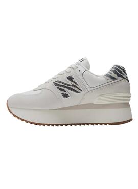 Sneakers New Balance 574+ Weiss für Damen