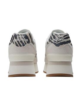 Sneakers New Balance 574+ Weiss für Damen