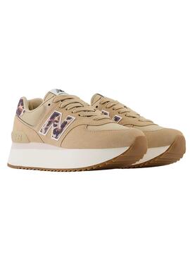 Sneakers New Balance 574+ Beige für Damen