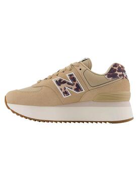 Sneakers New Balance 574+ Beige für Damen