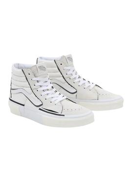 Sneakers Vans SK8-Hi Weiss rekonstruieren