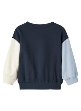 Sweatshirt Name It Visusan Marineblau für Mädchen