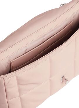Handtasche Calvin Klein Re-Lock Rosa für Damen