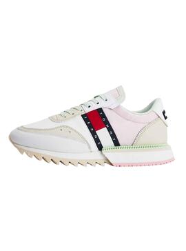 Sneakers Tommy Jeans Stollen Weiss für Damen