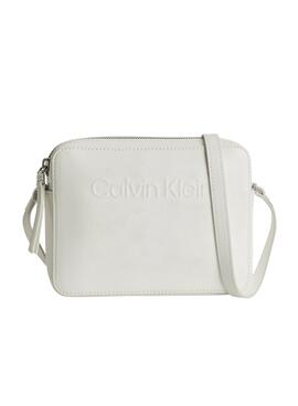 Handtasche Calvin Klein Set Camera Weiss für Damen