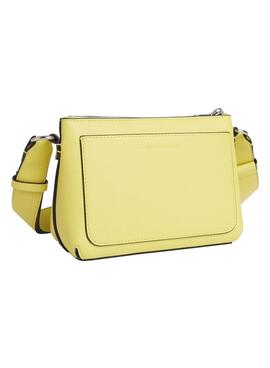 Handtasche Calvin Klein Sculpted Camera Gelb Damen