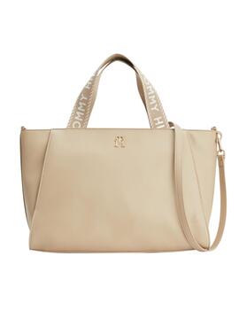 Handtasche Tommy Hilfiger Life Tote Beige für Damen