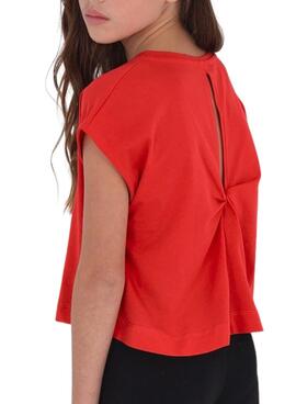 T-Shirt Mayoral Rückenknoten Rot für Mädchen
