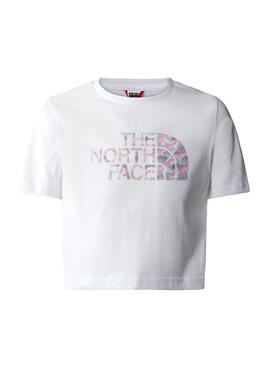 T-Shirt The North Face Easy Weiss für Mädchen