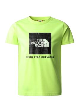 T-Shirt The North Face Redbox Gelb für Junge