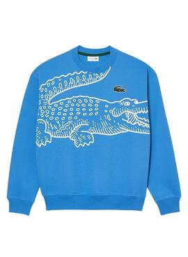 Sweatshirt Lacoste Vintage Blau für Herren