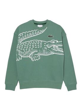 Sweatshirt Lacoste Vintage Grün für Herren