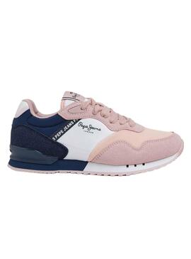 Sneakers Pepe Jeans London Basic Rosa für Mädchen