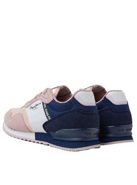 Sneakers Pepe Jeans London Basic Rosa für Mädchen