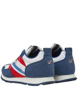 Sneakers Pepe Jeans Foster Print Marineblau Junge