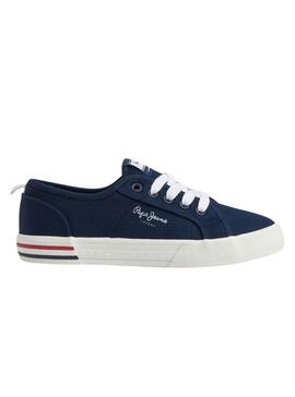 Sneakers Pepe Jeans Brady Basic Marineblau Junge