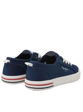 Sneakers Pepe Jeans Brady Basic Marineblau Junge