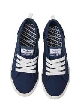 Sneakers Pepe Jeans Brady Basic Marineblau Junge