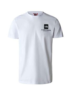 T-Shirt The North Face Coordinates Weiss Herren