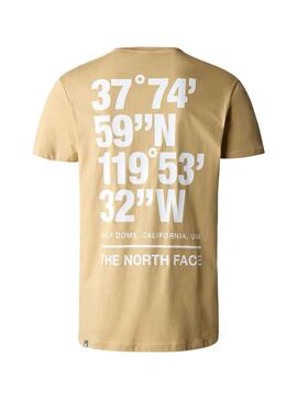 T-Shirt The North Face Coordinates Beige Herren