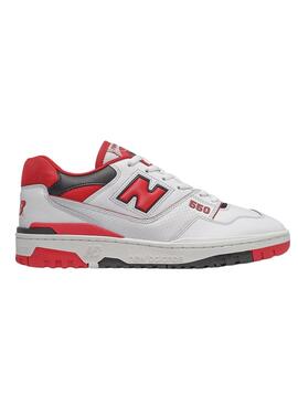 Sneakers New Balance BB550 Weiss Und Rot