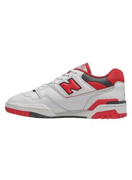 Sneakers New Balance BB550 Weiss Und Rot