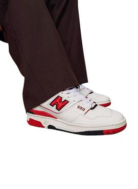 Sneakers New Balance BB550 Weiss Und Rot